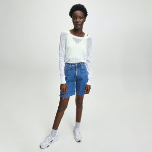 Calvin Klein dámský bílý svetr - L (YAF)